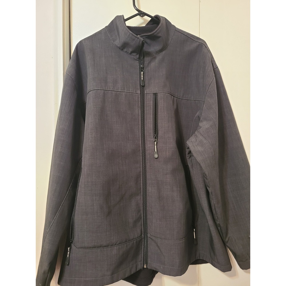 Roper Mens Size 3XL Full Zip Lightweight Jacket with Zip pockets Black